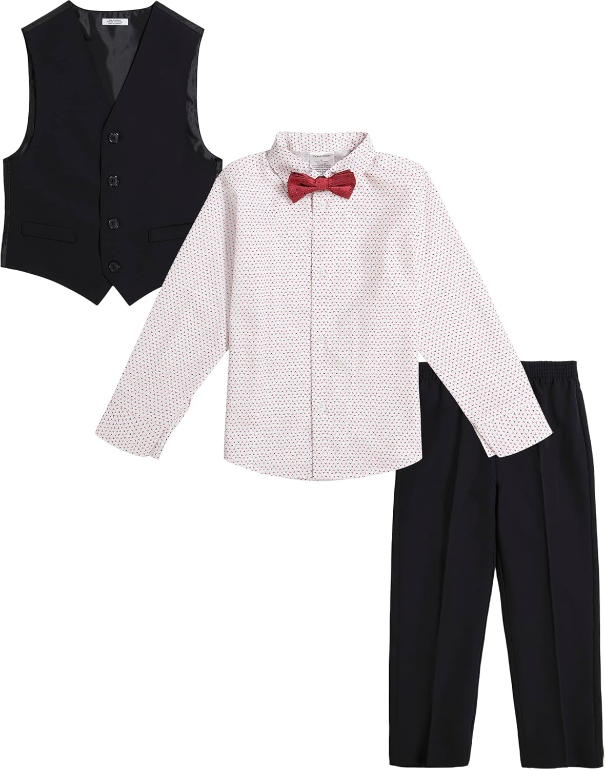 Calvin Klein Boys 4-Piece Formal Outfit - Sharp and Stylish