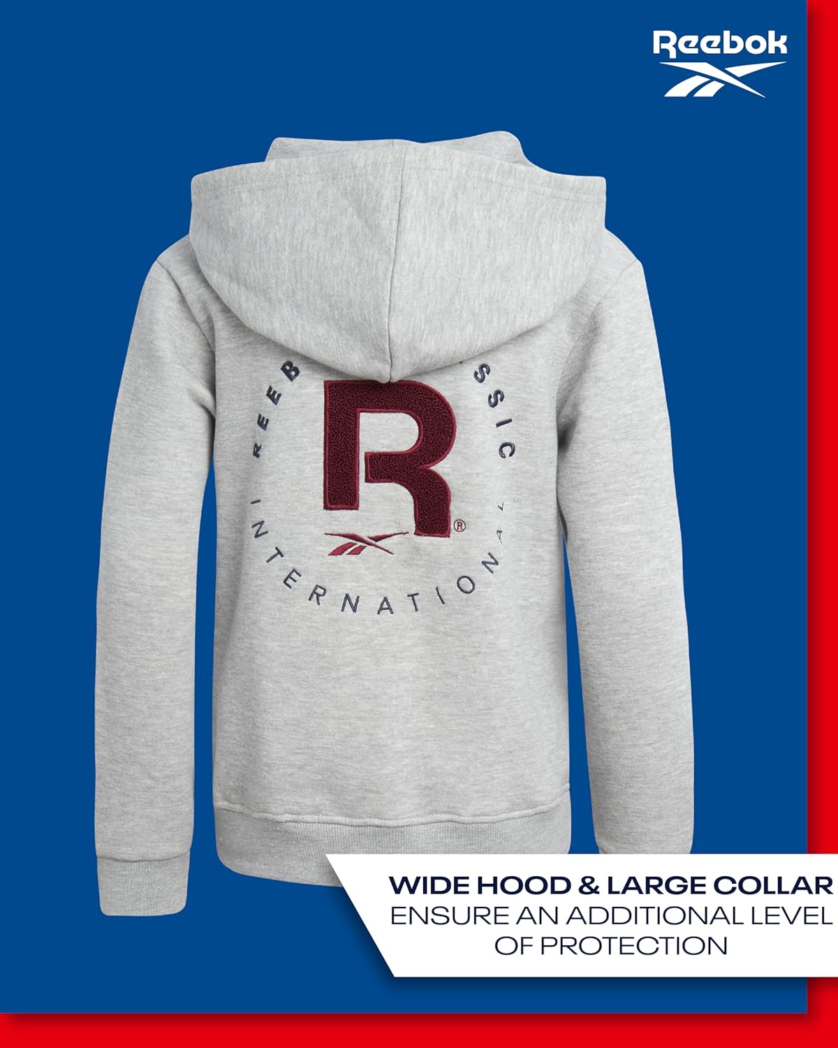 Reebok Boys Sweatshirt Active Fleece Hoodie