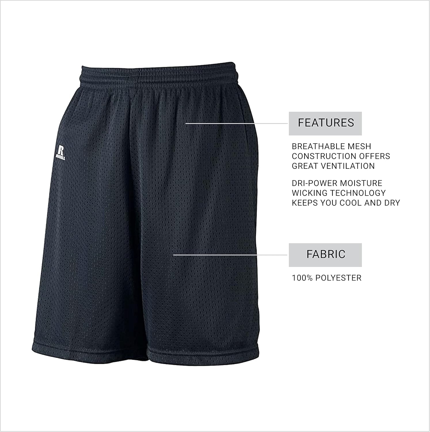 Comfortable Mesh Shorts for Ages 6-12