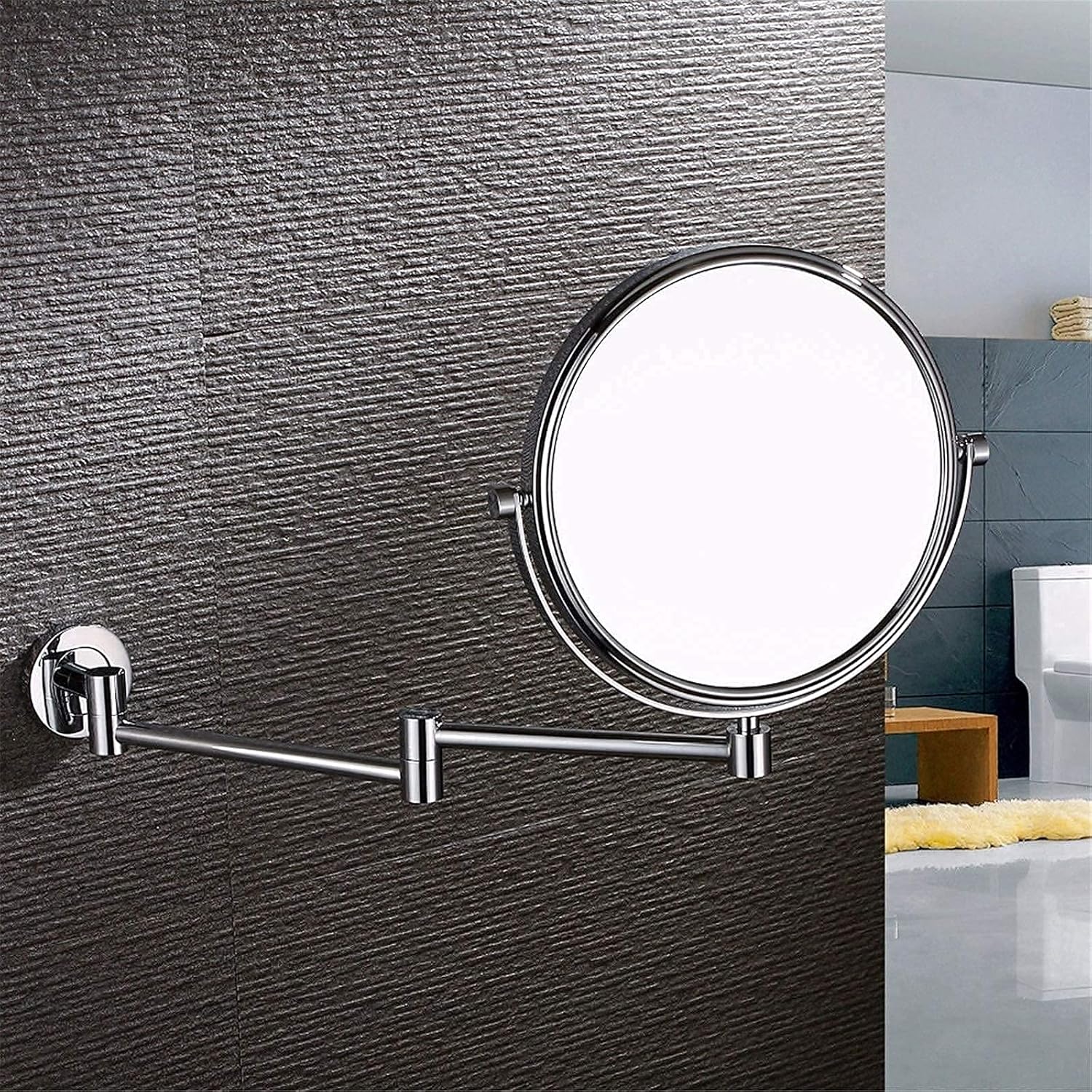 Wall-Mounted Double-Sided Makeup Mirror
