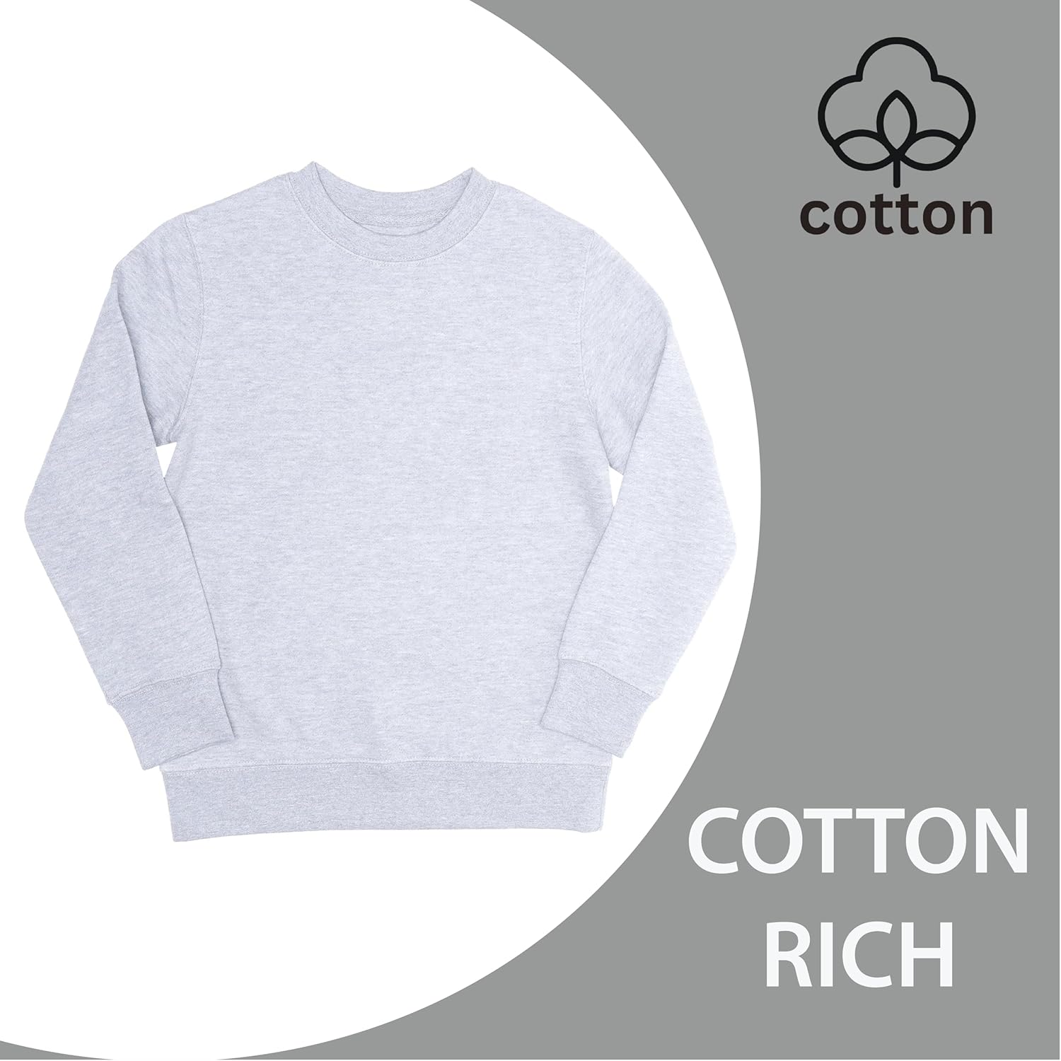 Comfortable Stylish Boys Fleece Crewneck