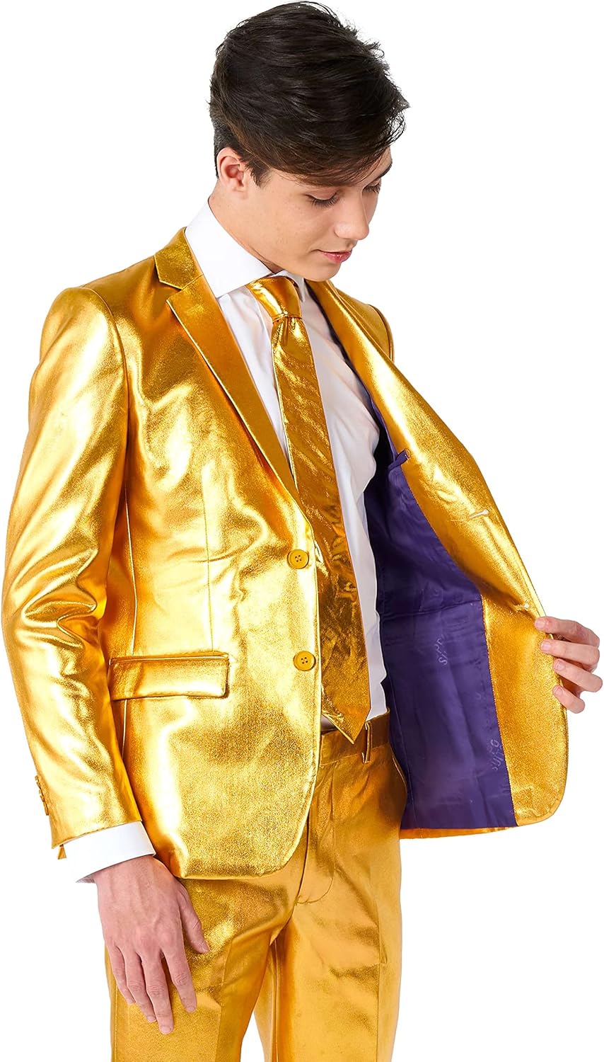Groovy Gold Prom Outfit for Teens