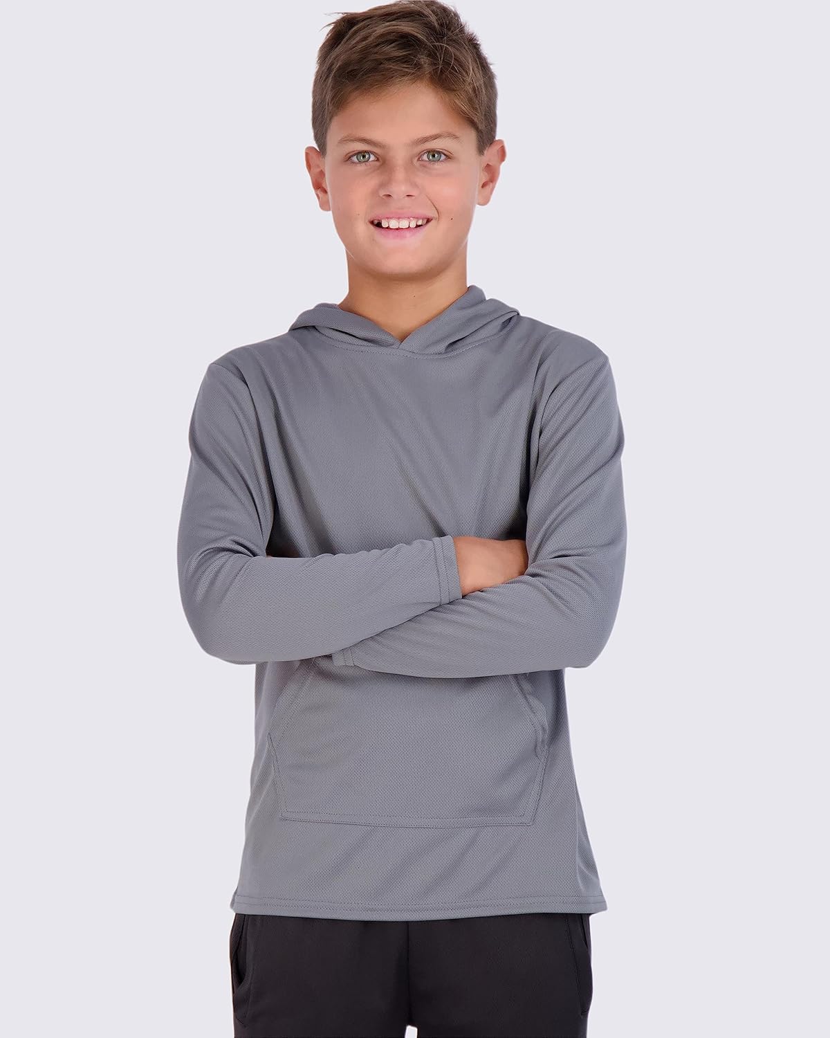 Real Essentials 3 Pack Youth Mesh Hoodie for Boys and Girls