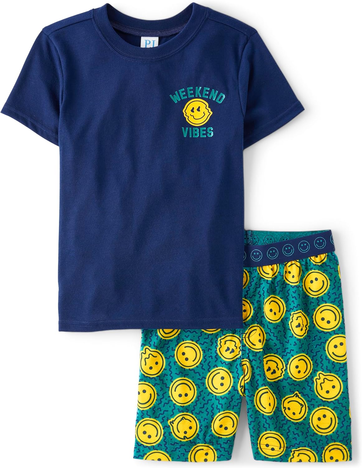 The Childrens Place Boys Pajama Set - Comfortable Top Shorts
