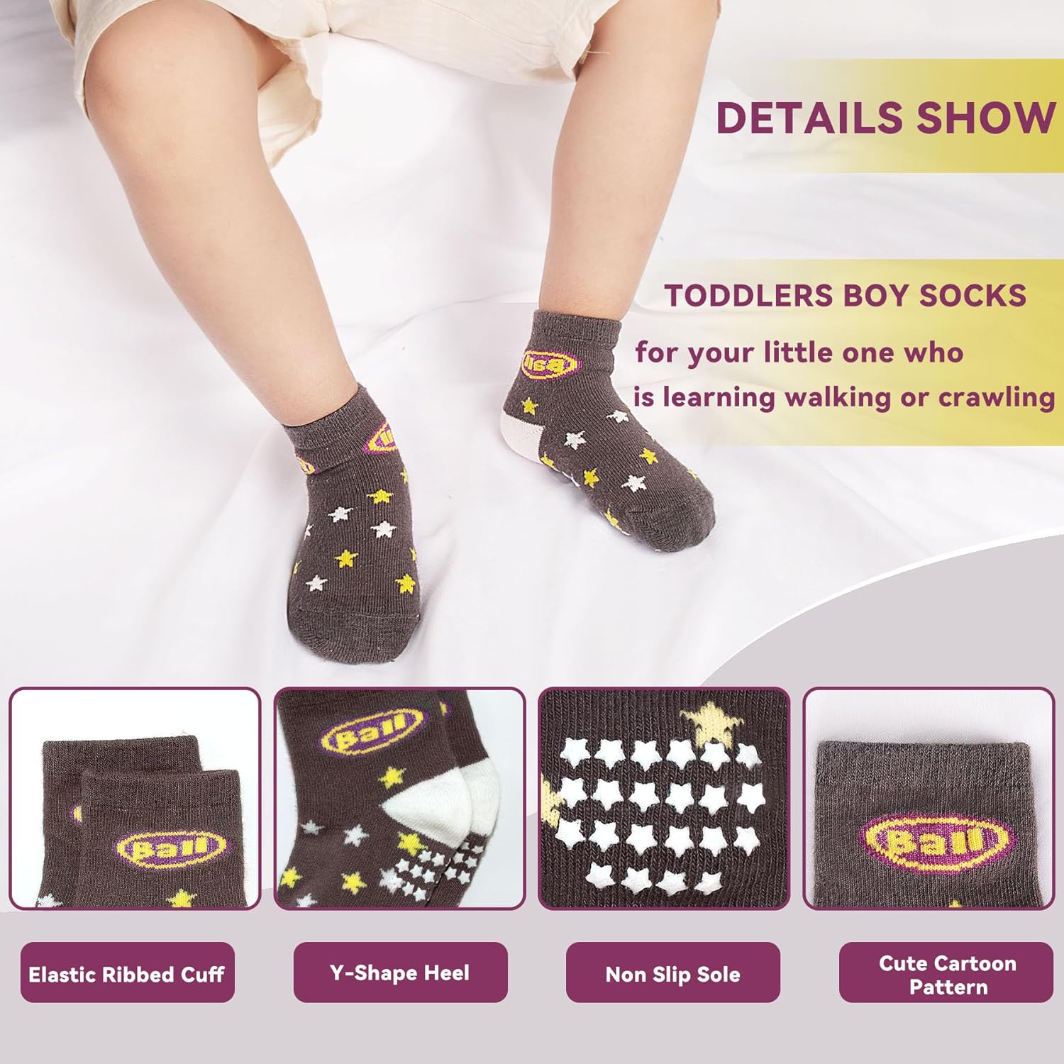 SkiBeaut Baby Boy Socks