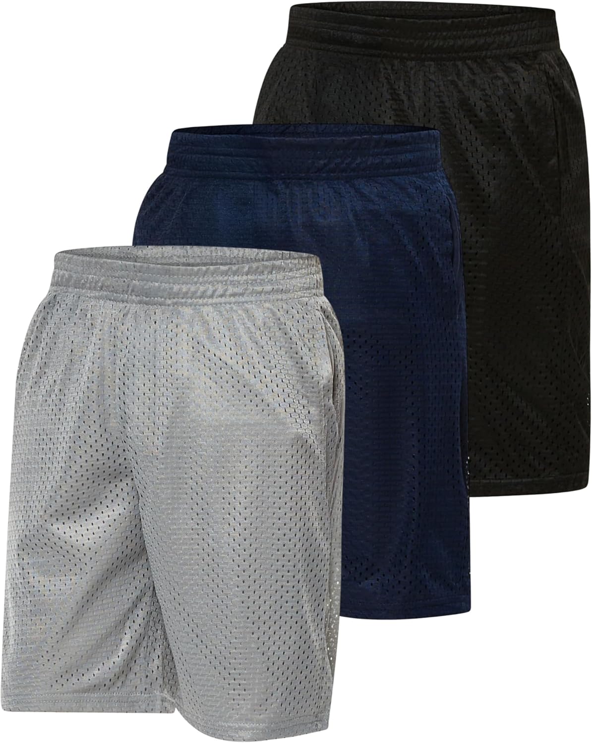 3-Piece Ultra Performance Mesh Basketball Shorts for Boys