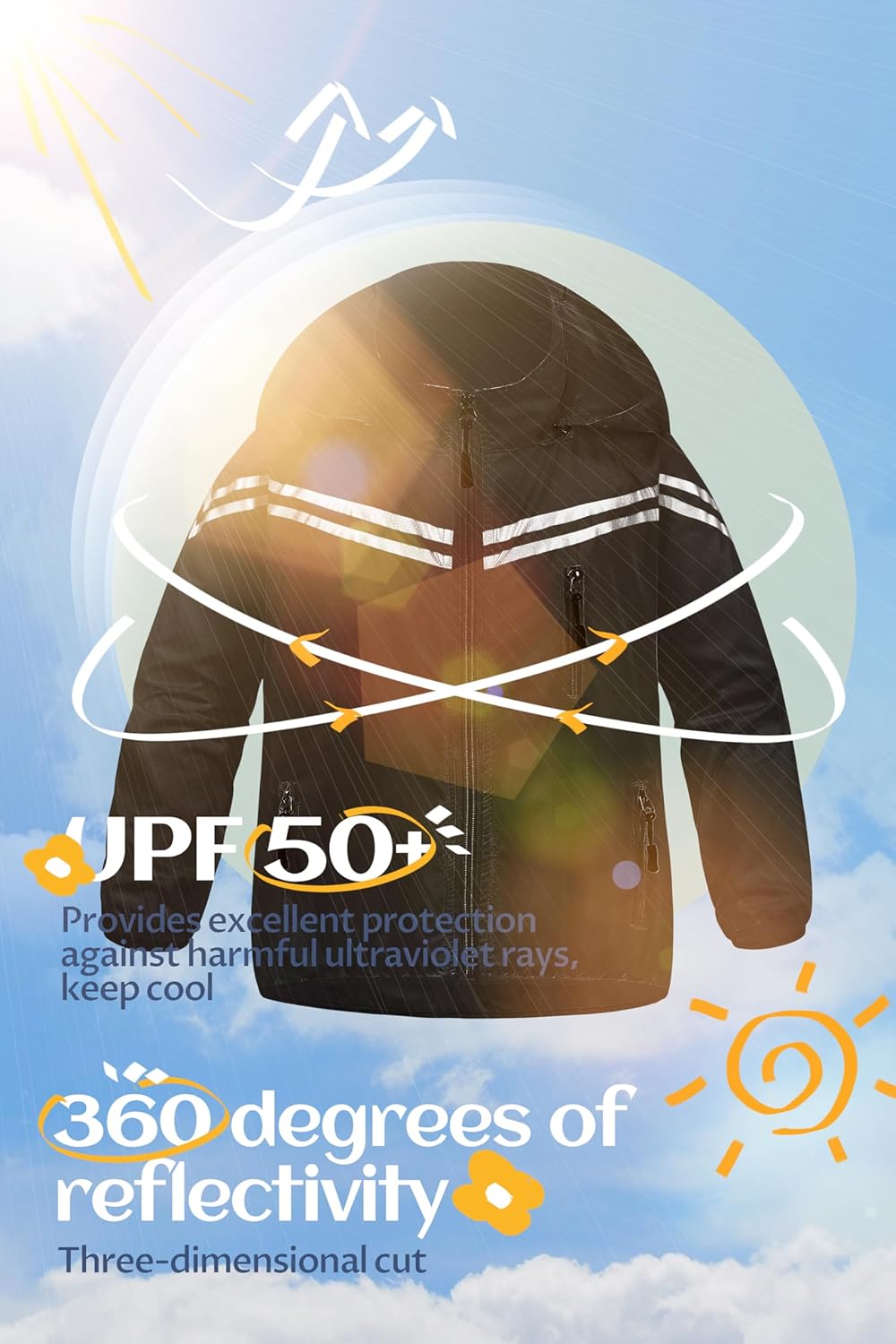 Reflective Cycling Jacket for Kids