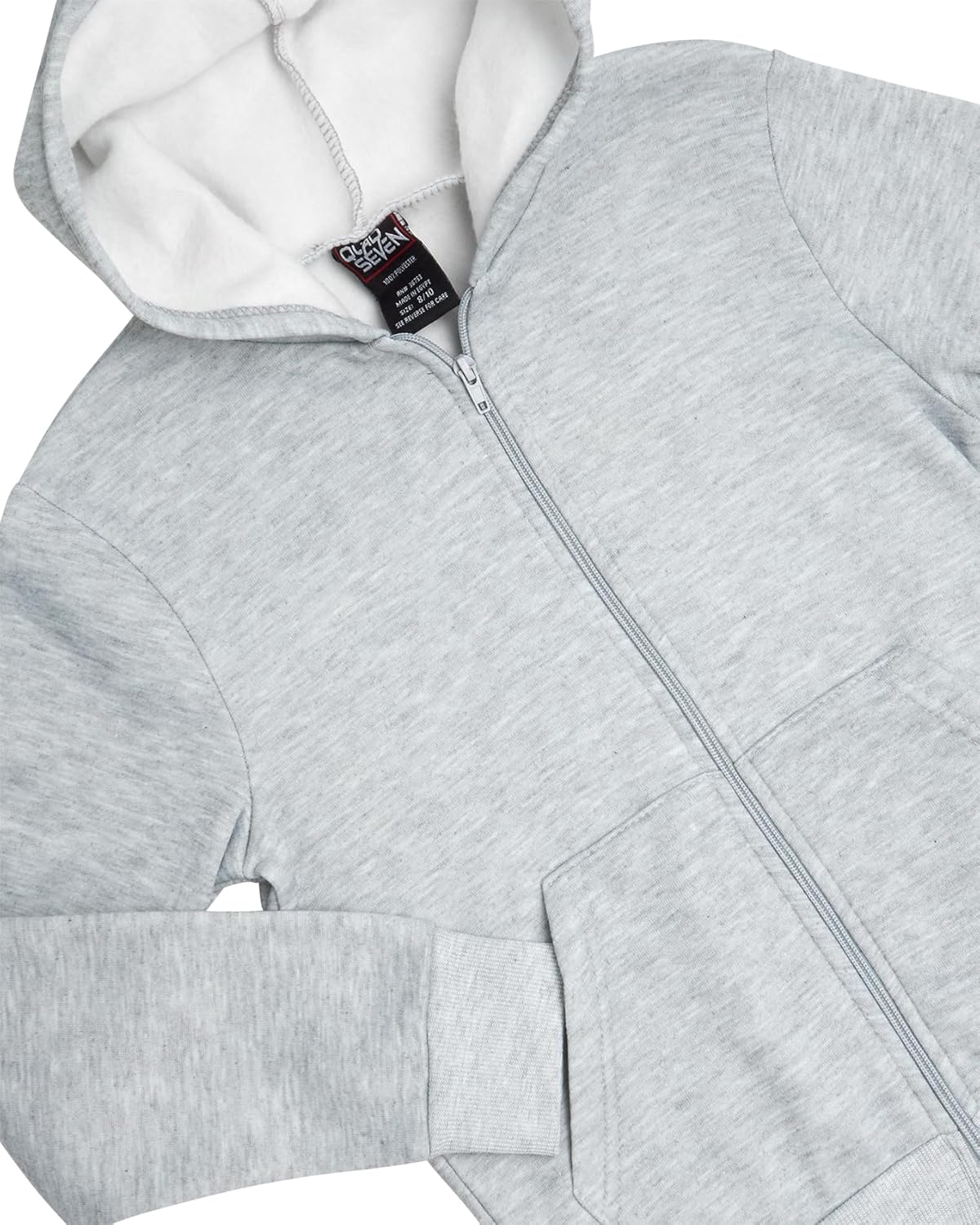 Quad Seven Boys Cozy Fleece Zip Up sweatshirt 2 pack