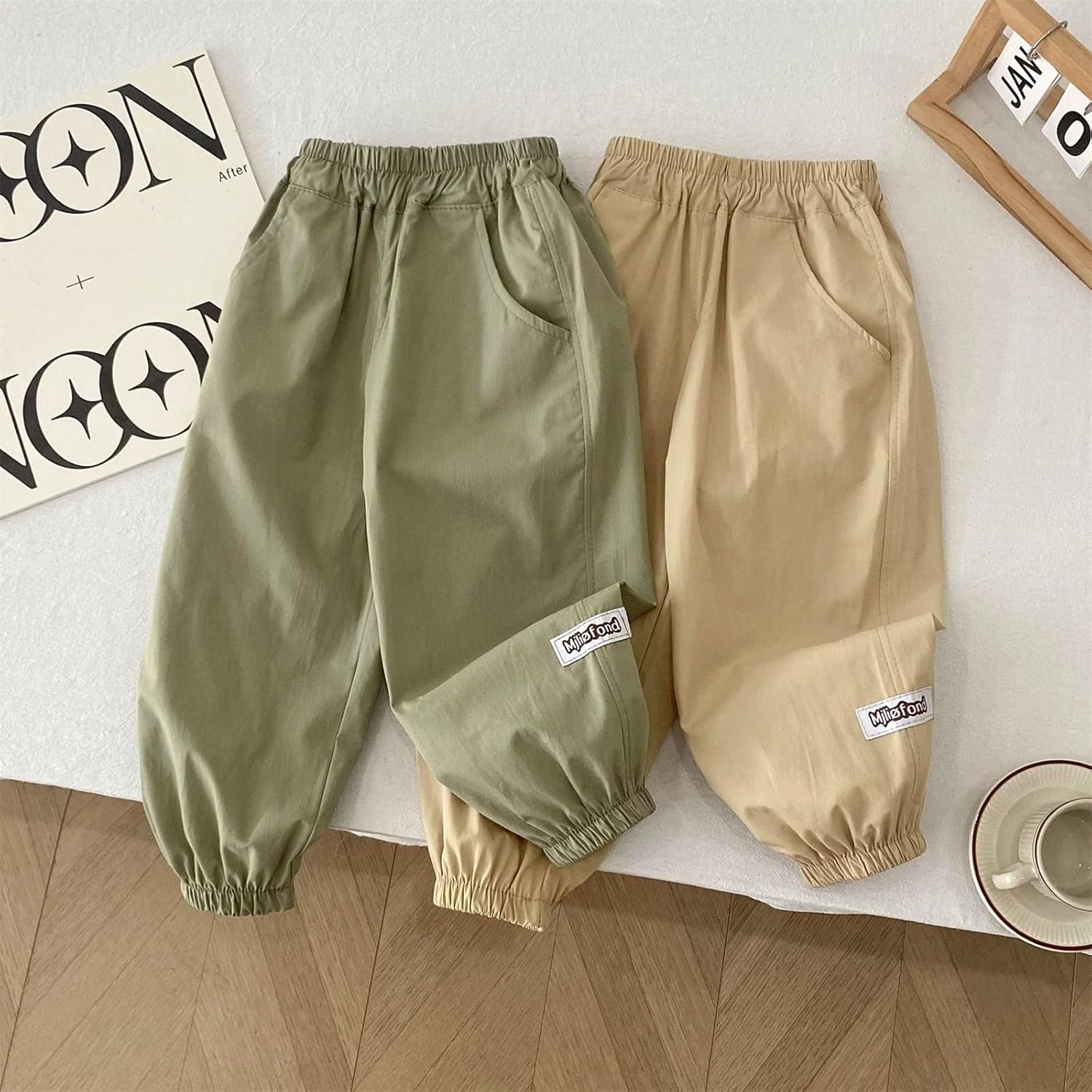 Cotton-Panted Set for Toddler Boys and Girls