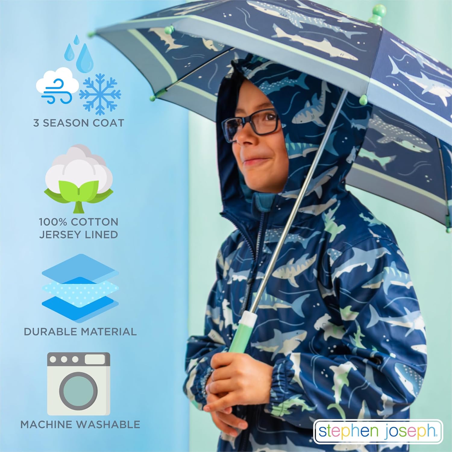 Stephen Joseph Dino 3T Mitchell Hellman Rain Jackets