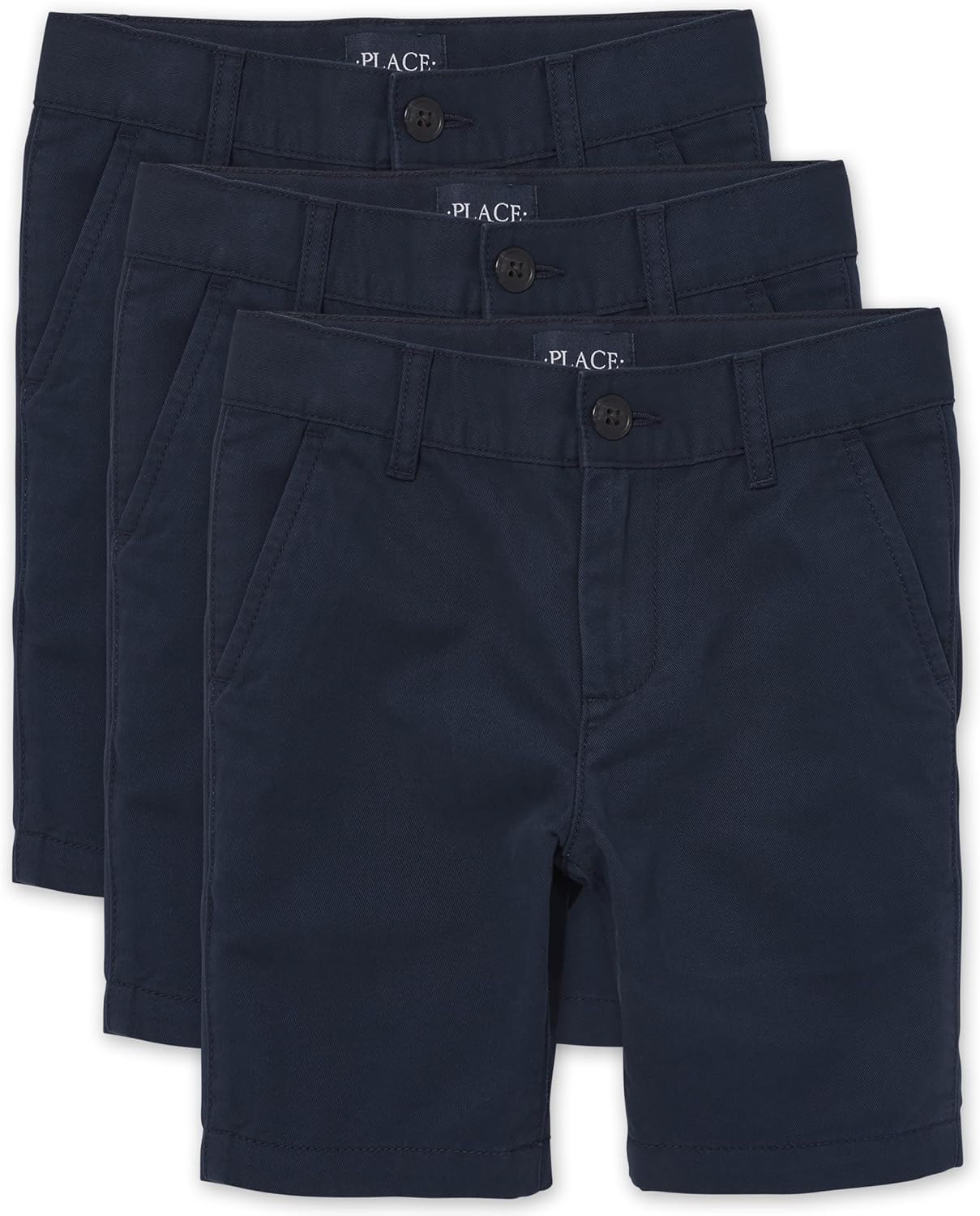 boys NAVY Stretch Chino Shorts from The Childrens Place