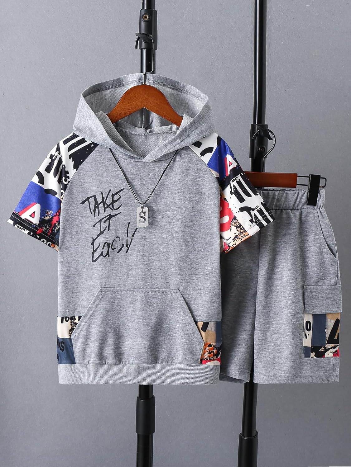 COZYASE Boys 2-Piece Outfits Set