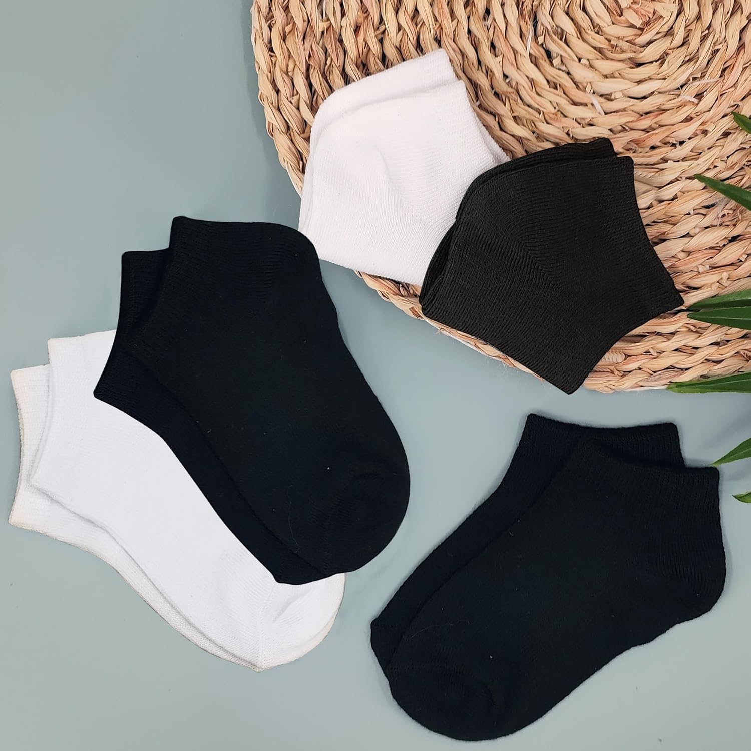 Duufin 12 Pairs Toddler Athletic Ankle Socks 1