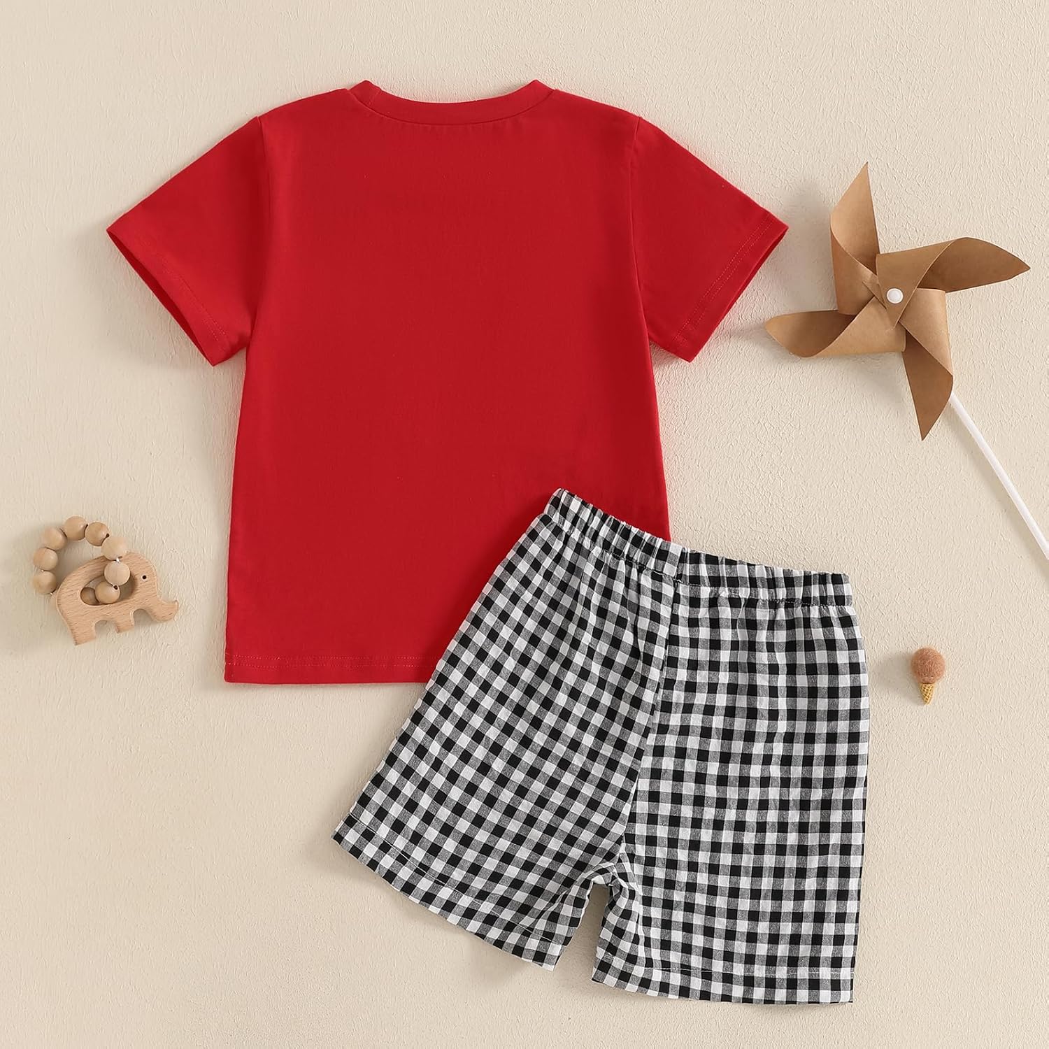 Giraropa Toddler Boys Summer Tops and Shorts Set