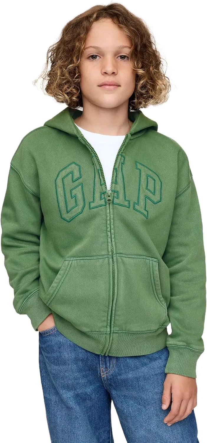 Gap Boys Logo Full Zip Hoodie