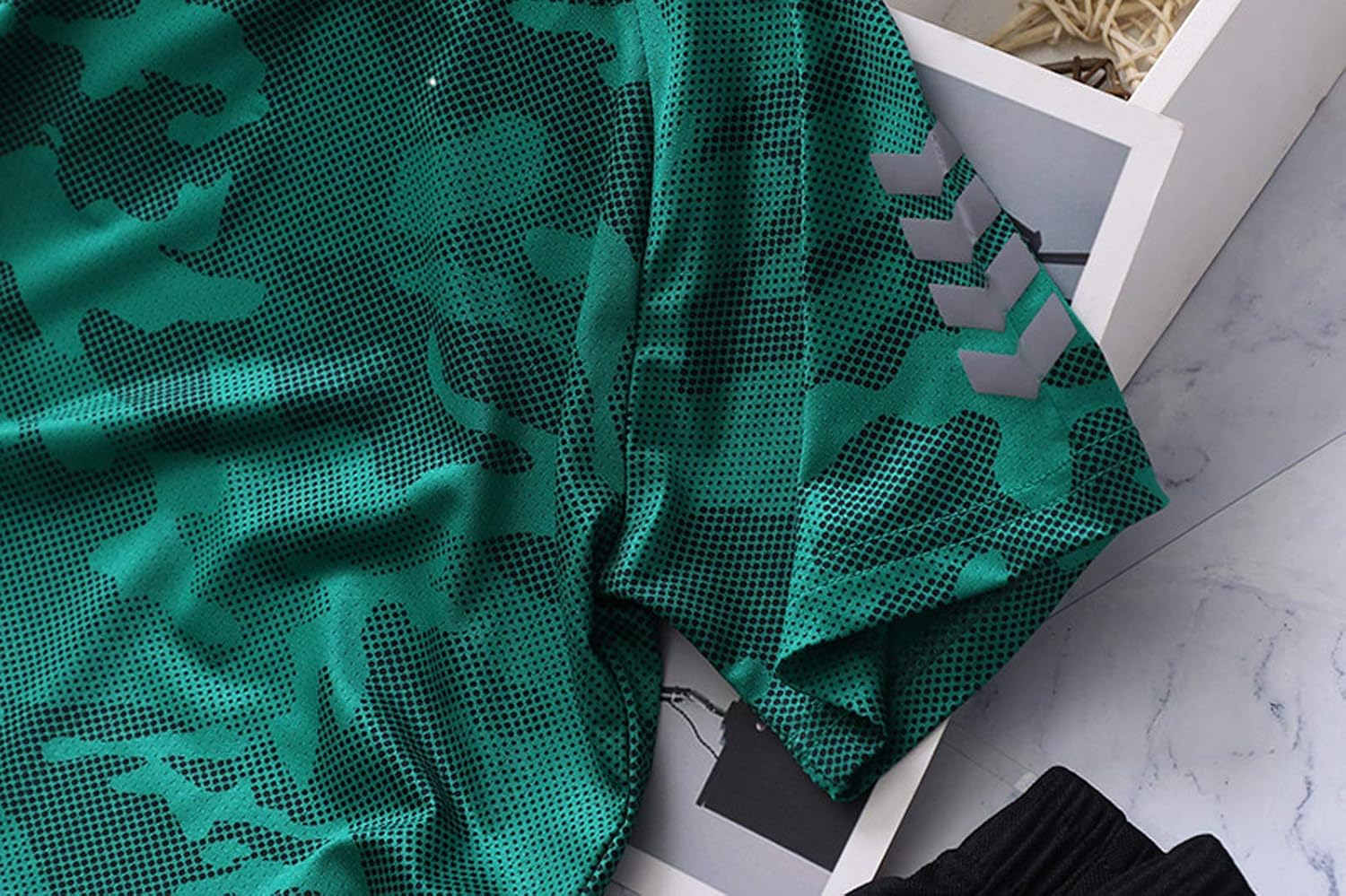 Jellyuu Boys Summer Clothing Sets Camouflage Short Sleeve Offers
