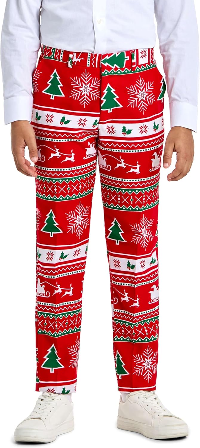 Festive Christmas Suit for Boys - Funny Winter Shares