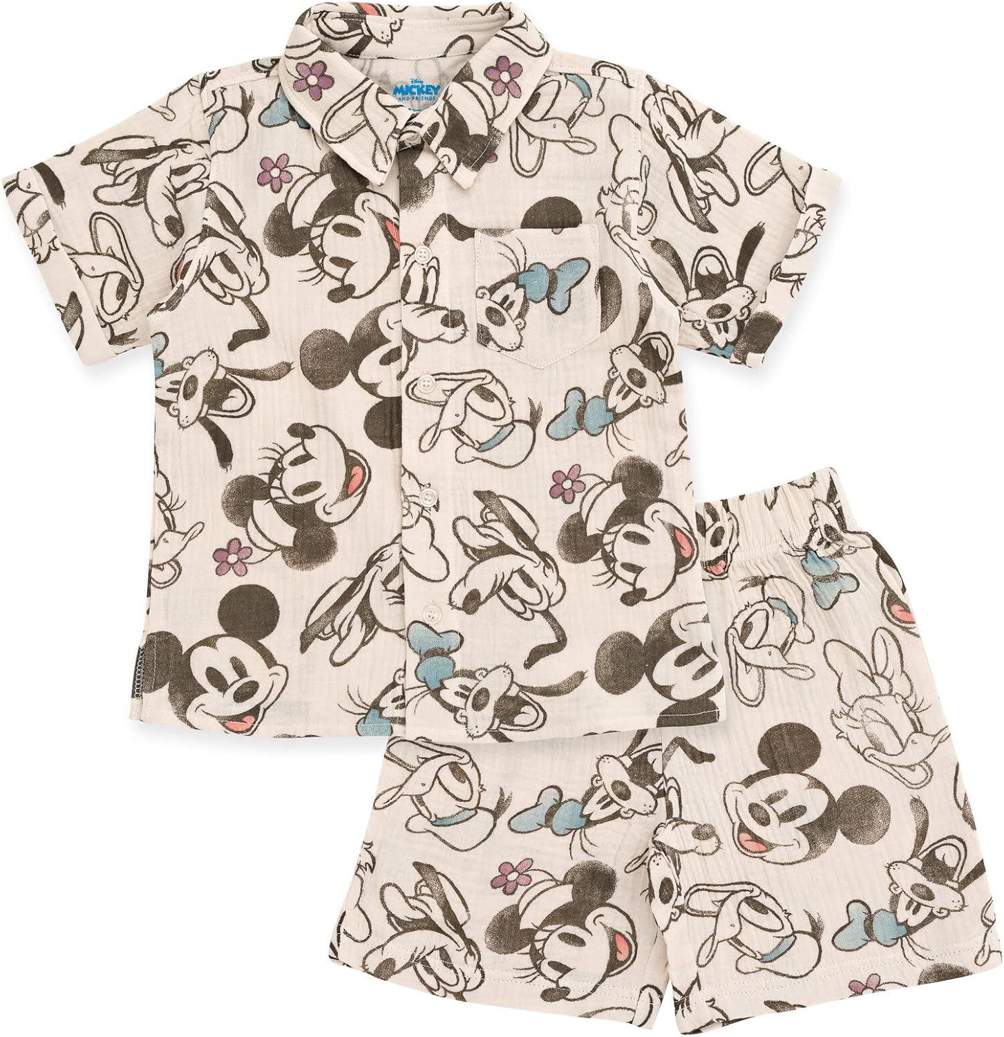 Disney Winnie The Pooh Mickey Mouse Disney DiaperShort Sets