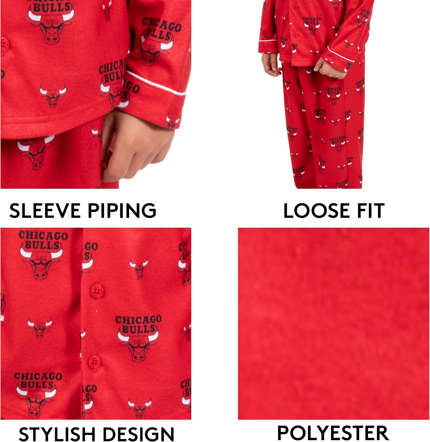 Ultra Game Youth NBA Pajama Set