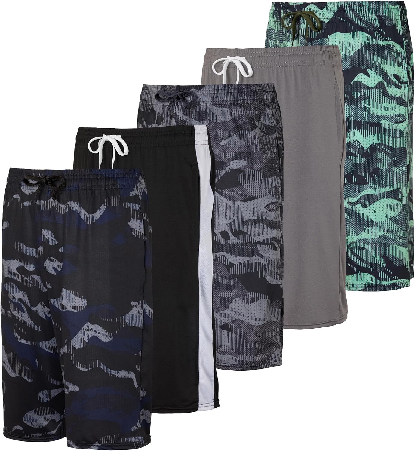 Perfect for Boys - Dry-Fit Active Basketball Shorts with Pockets