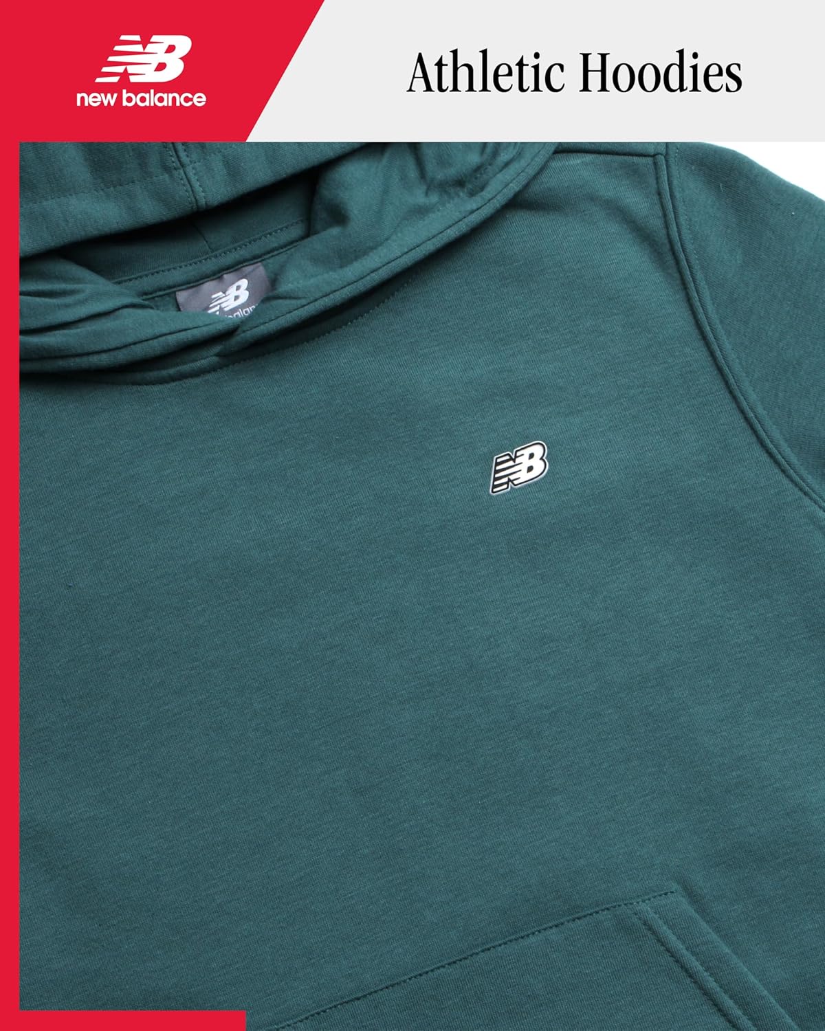 New Balance Boys Hoodie - Soft Cotton Blend for Kids