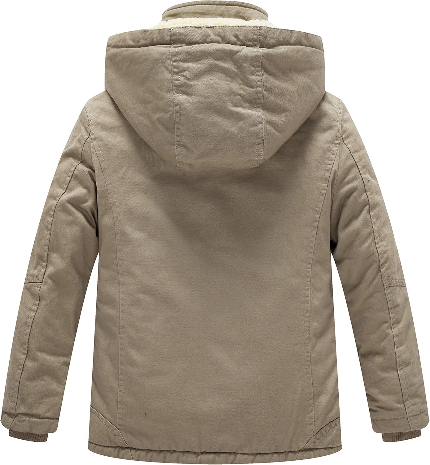 WenVen Boys Winter Sherpa JacketThick Insulation and Style