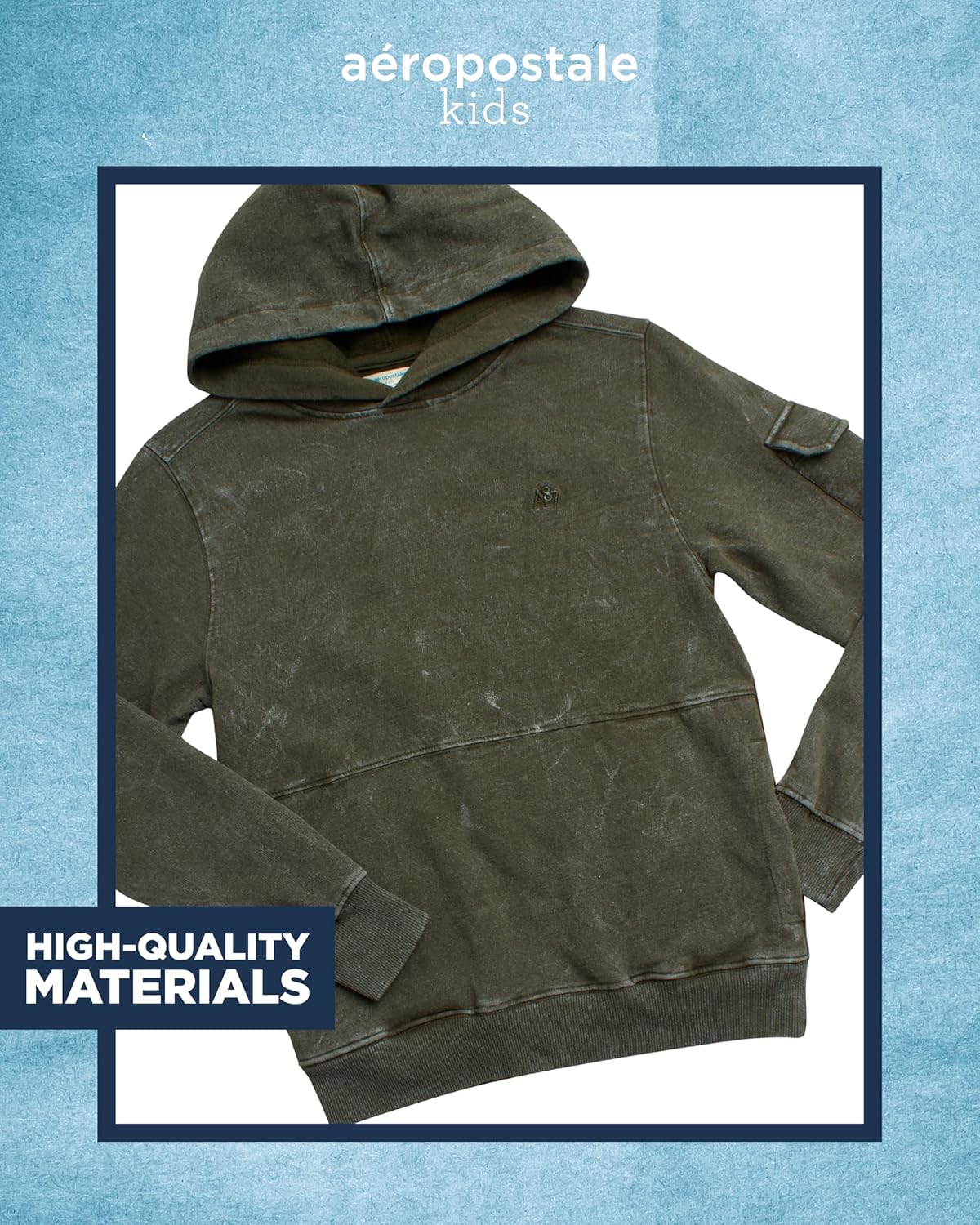 AEROPOSTALE Boys Pullover Hoodie Comfy Fit Modern Style