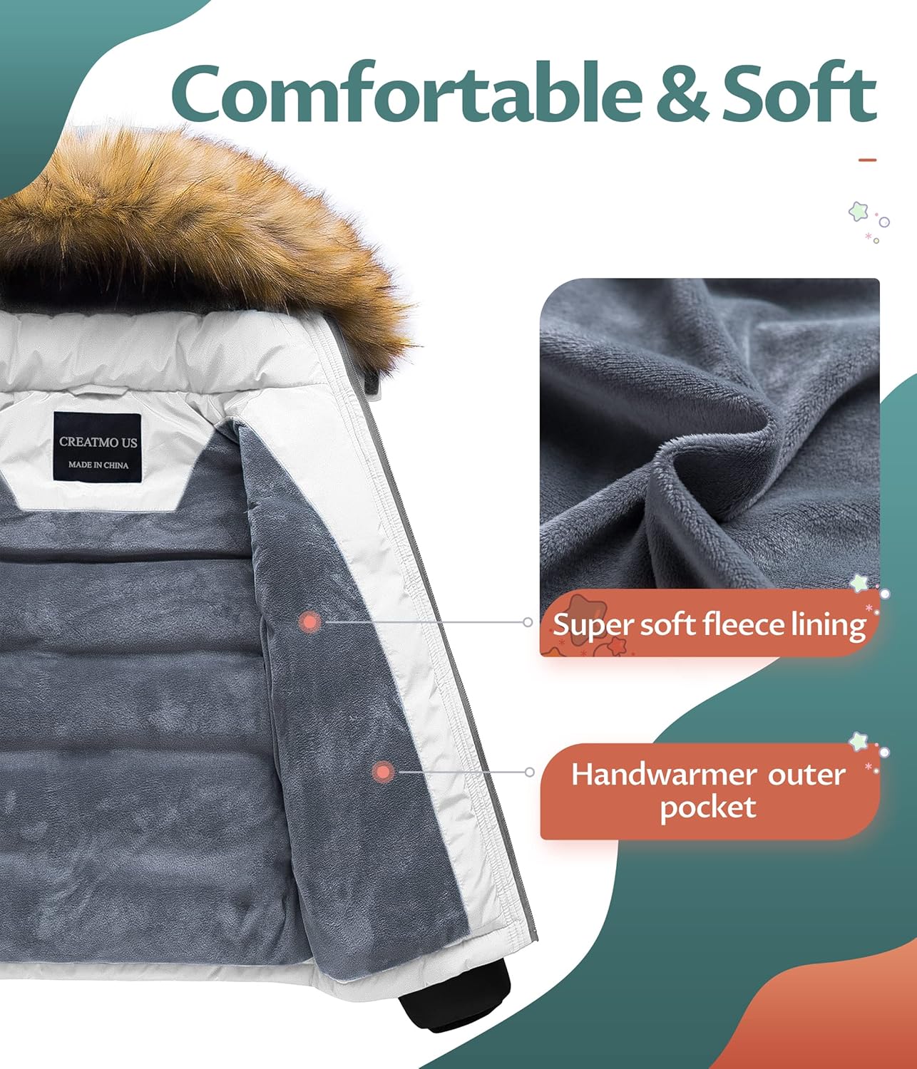 Durable Warm Water-Resistant Winter Coats