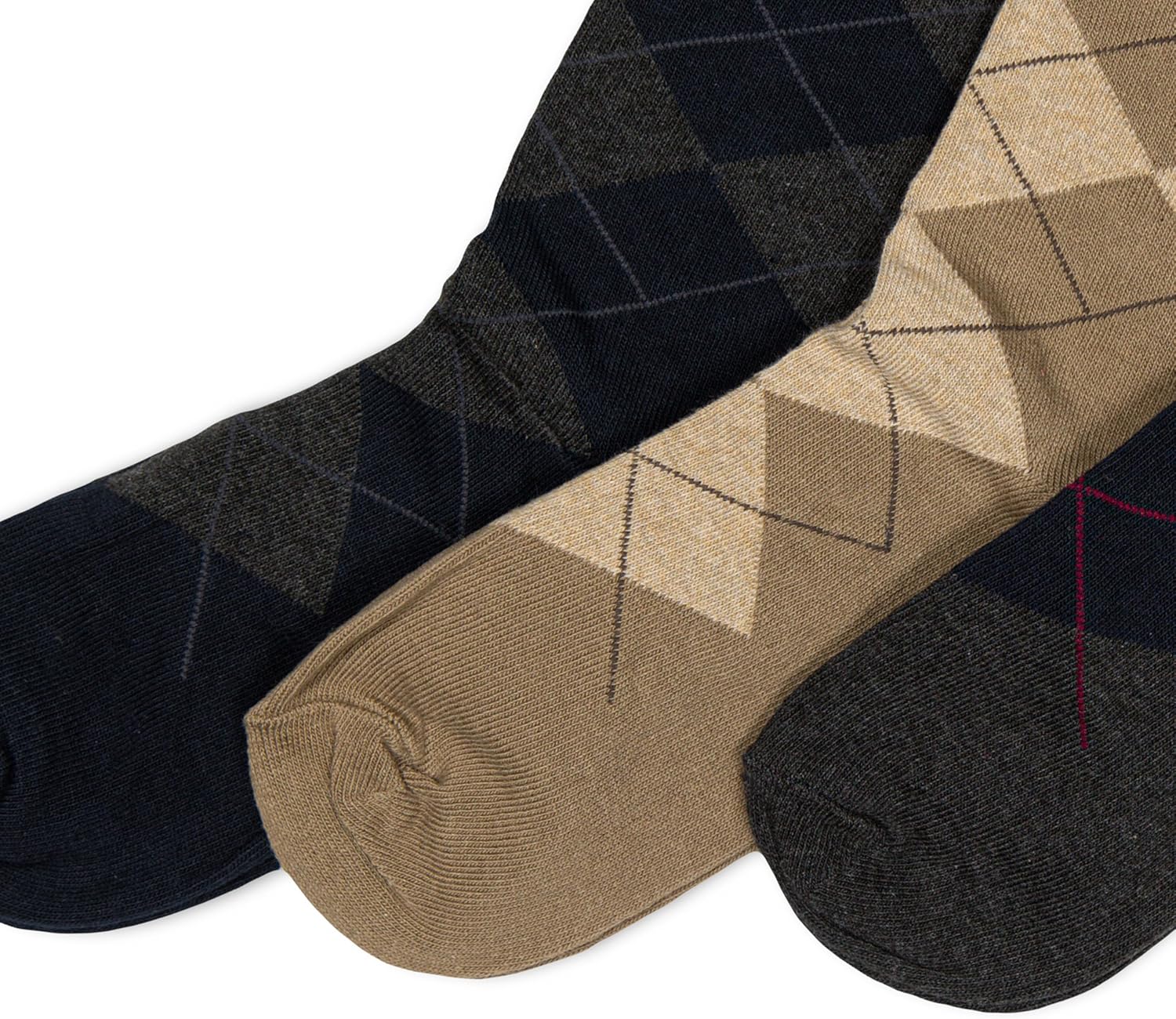 Polo Ralph Lauren Boys Socks - Argyle Pattern - 3-Pack
