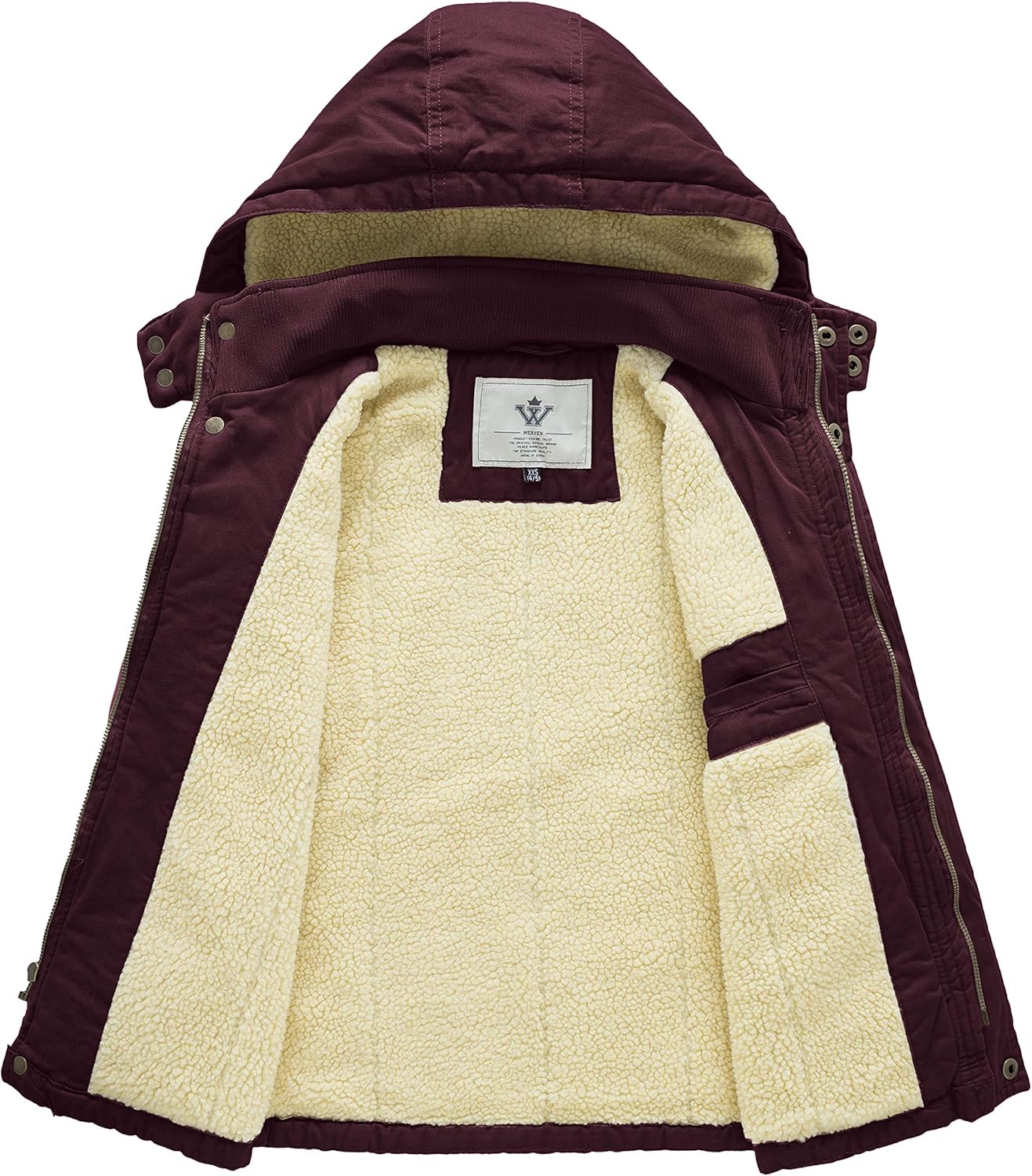 WenVen Boys Winter Sherpa jacket - Warm Insulated