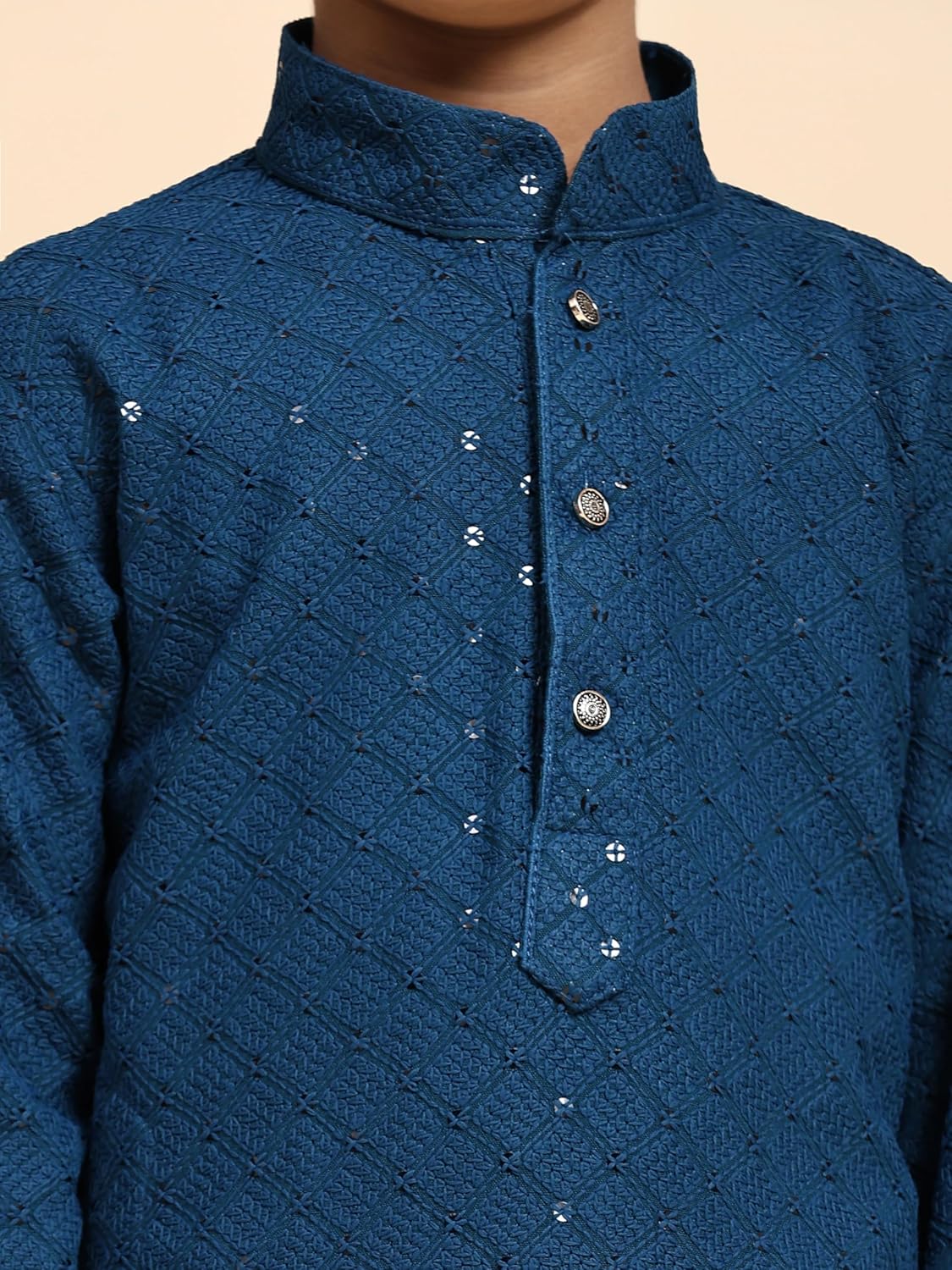 Boys Cotton Kurta Set Indian Traditional Wear