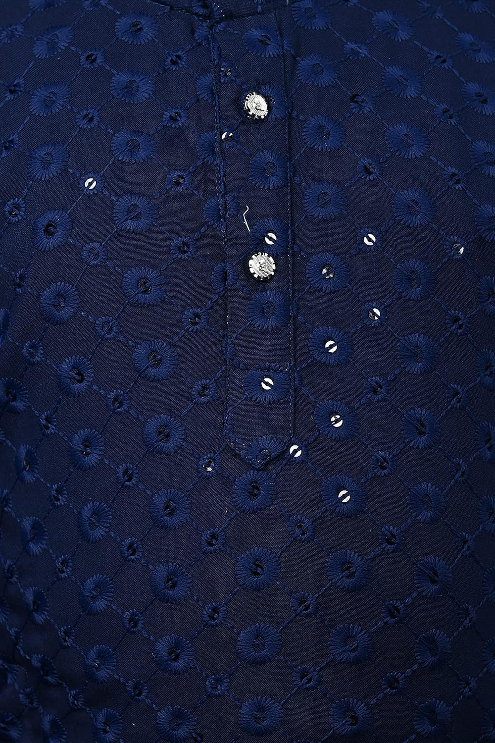 AHHAAAA Boys Sequin Kurta Set