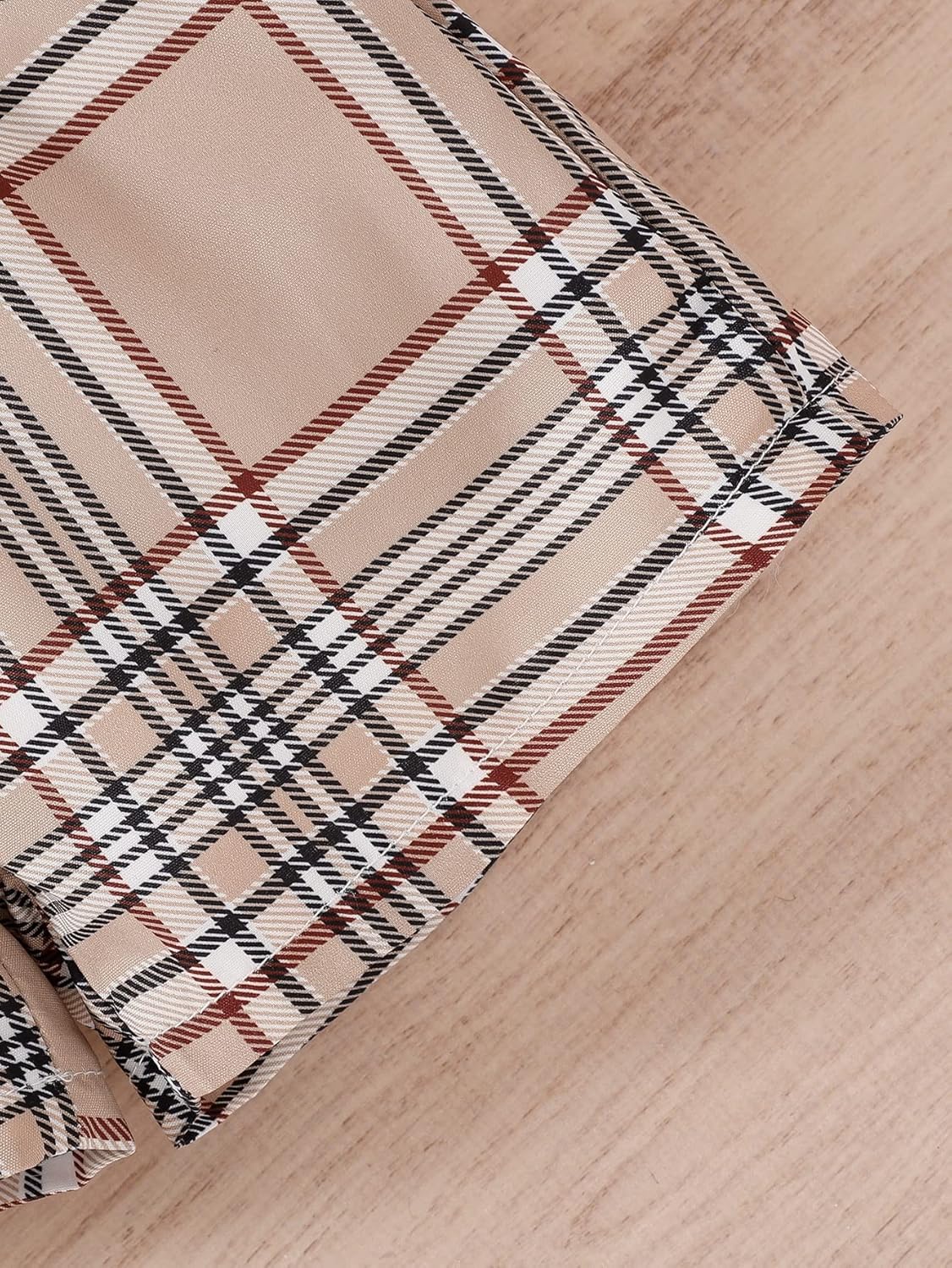 WDIRARA Toddler Boy Plaid 2 Piece Outfit