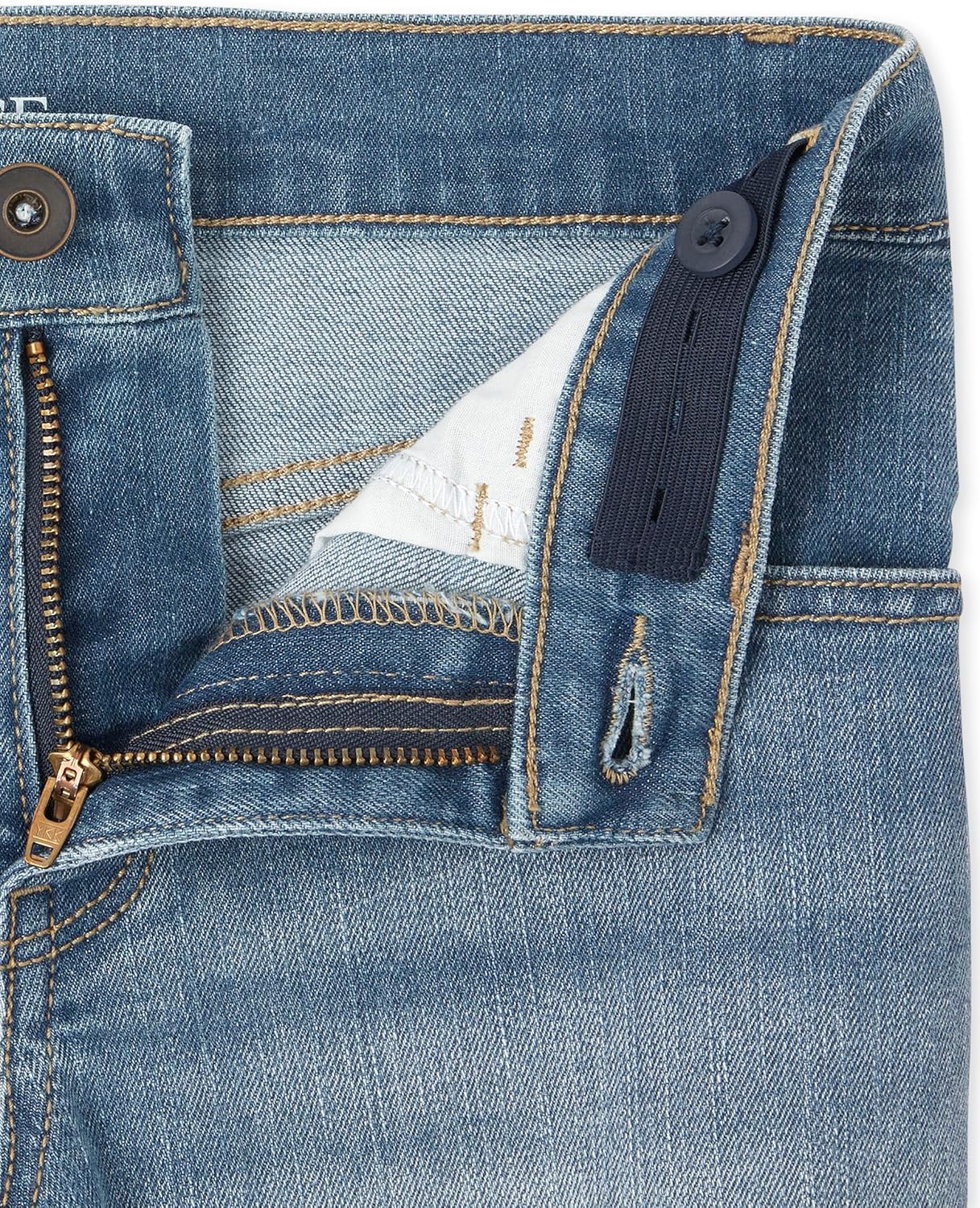 The Childrens Place Boys Stretch Denim Shorts Denim